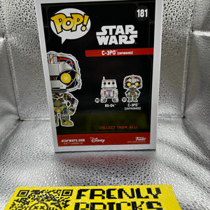 Pop Vinyl #181 Star Wars C-3PO FRENLY BRICKS - Open 7 Days