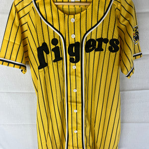 Nippon Baseball Hanshin Tigers Yellow/Black Blank Jersey Large