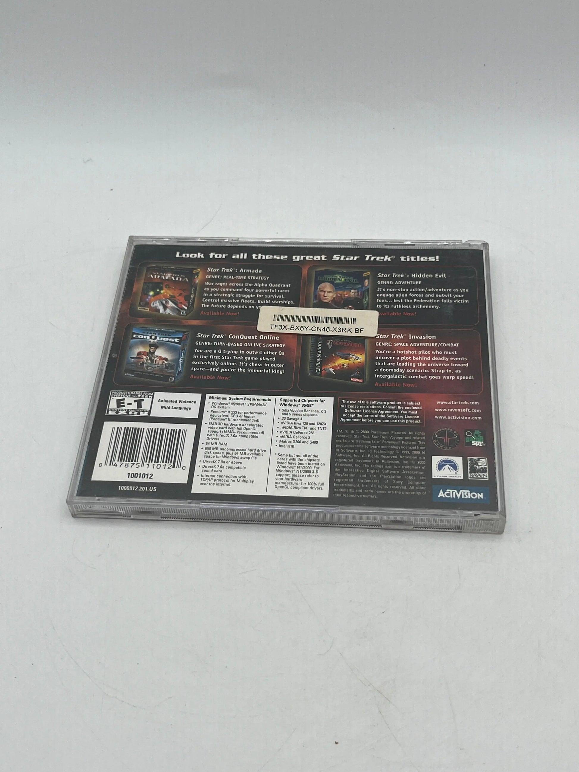 Star Trek Voyager Elite Force Collector's Edition (PC, 2000) - Activision Raven FRENLY BRICKS - Open 7 Days