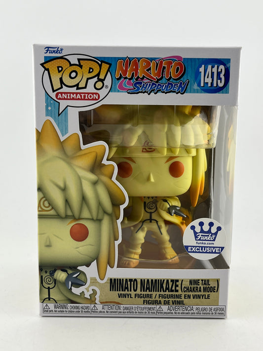 Funko POP! Naruto - Minato Namikaze (Nine Tail Chakra Mode) #1413 - Exclusive FRENLY BRICKS - Open 7 Days