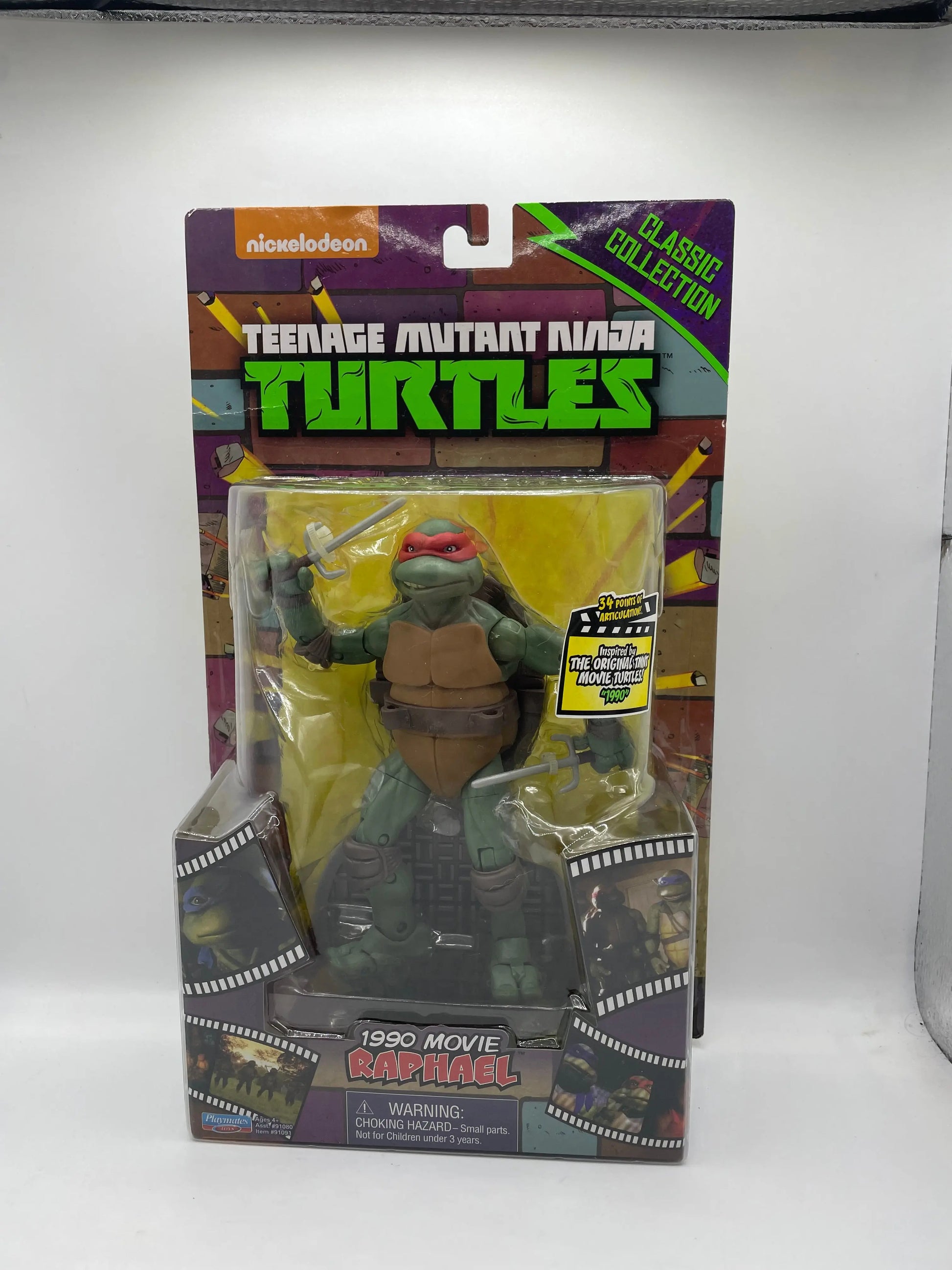 2012 TMNT Teenage Mutant Ninja Turtles Raphael Classic Collection Action Figure FRENLY BRICKS - Open 7 Days