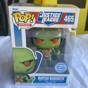 Funko POP! Martian Manhunter #465 FRENLY BRICKS - Open 7 Days