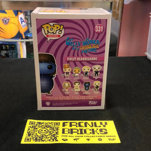 Funko POP! Willy Wonka VIOLET BEAUREGARDE #331 2016 SDCC Exclusive w/ Protector FRENLY BRICKS - Open 7 Days