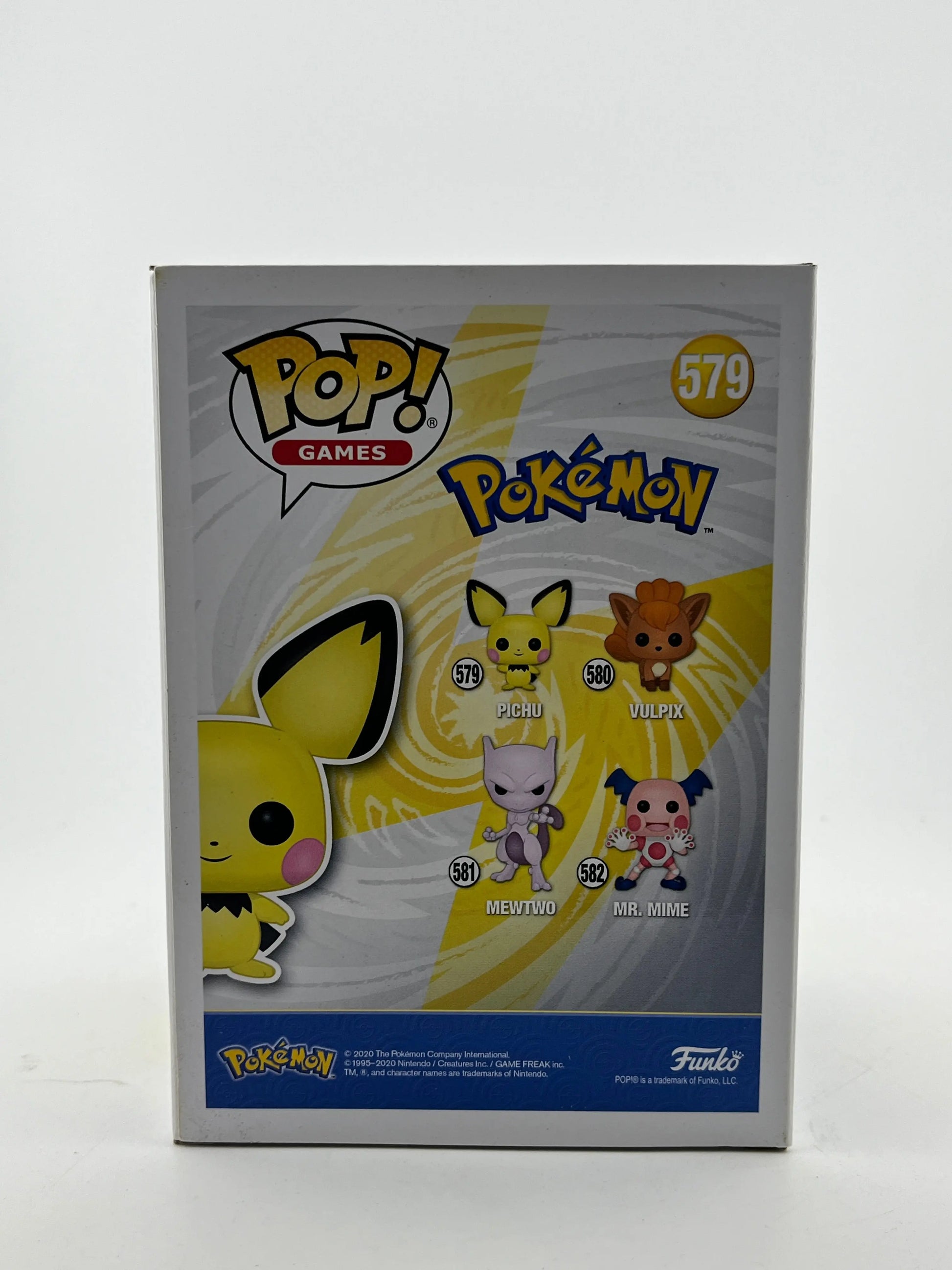 Funko POP! Games Pokémon - Pichu #579 - Flocked 2020 Limited Edition Exclusive FRENLY BRICKS - Open 7 Days