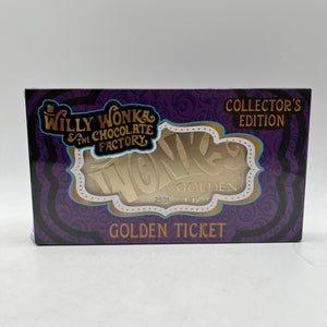Willy Wonka & The Chocolate Factory - Golden Ticket Replica - Collectors Edition - Numbered FRENLY BRICKS - Open 7 Days