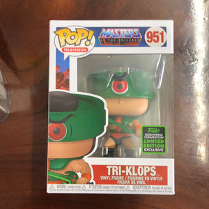 Funko POP! Television Masters of The Universe #951 - Tri-Klops ECCC 2020 Exclusive FRENLY BRICKS - Open 7 Days