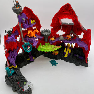 Vintage 1992 Bluebird Mighty Max Skull Mountain Volcano Playset + Accessories FRENLY BRICKS - Open 7 Days