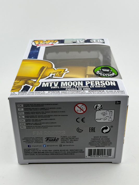 Funko POP! Icons Music Television - MTV Moon Person #18 - PopCultcha Exclusive FRENLY BRICKS - Open 7 Days