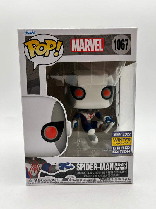 Funko POP! Spider-Man (Bug-Eyes Armor) #1067 - Winter Convention Limited Edition FRENLY BRICKS - Open 7 Days