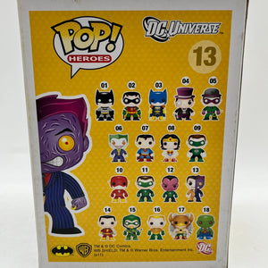 Funko POP! Heroes DC Universe - Two-Face #13 - Vinyl Figure - Original FRENLY BRICKS - Open 7 Days