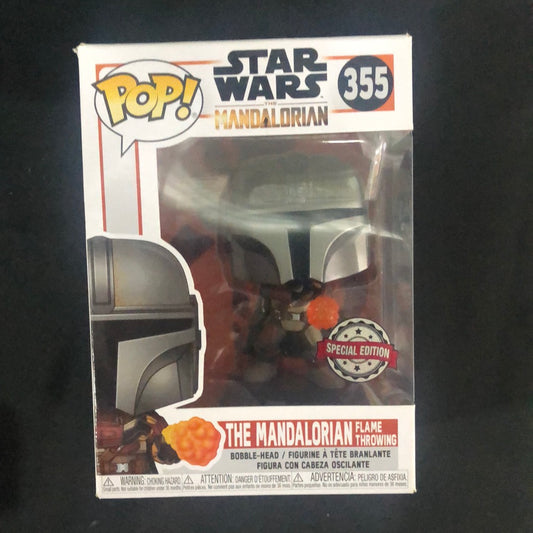 Funko Pop #355 Star Wars The Mandalorian (flame throwing) FRENLY BRICKS - Open 7 Days