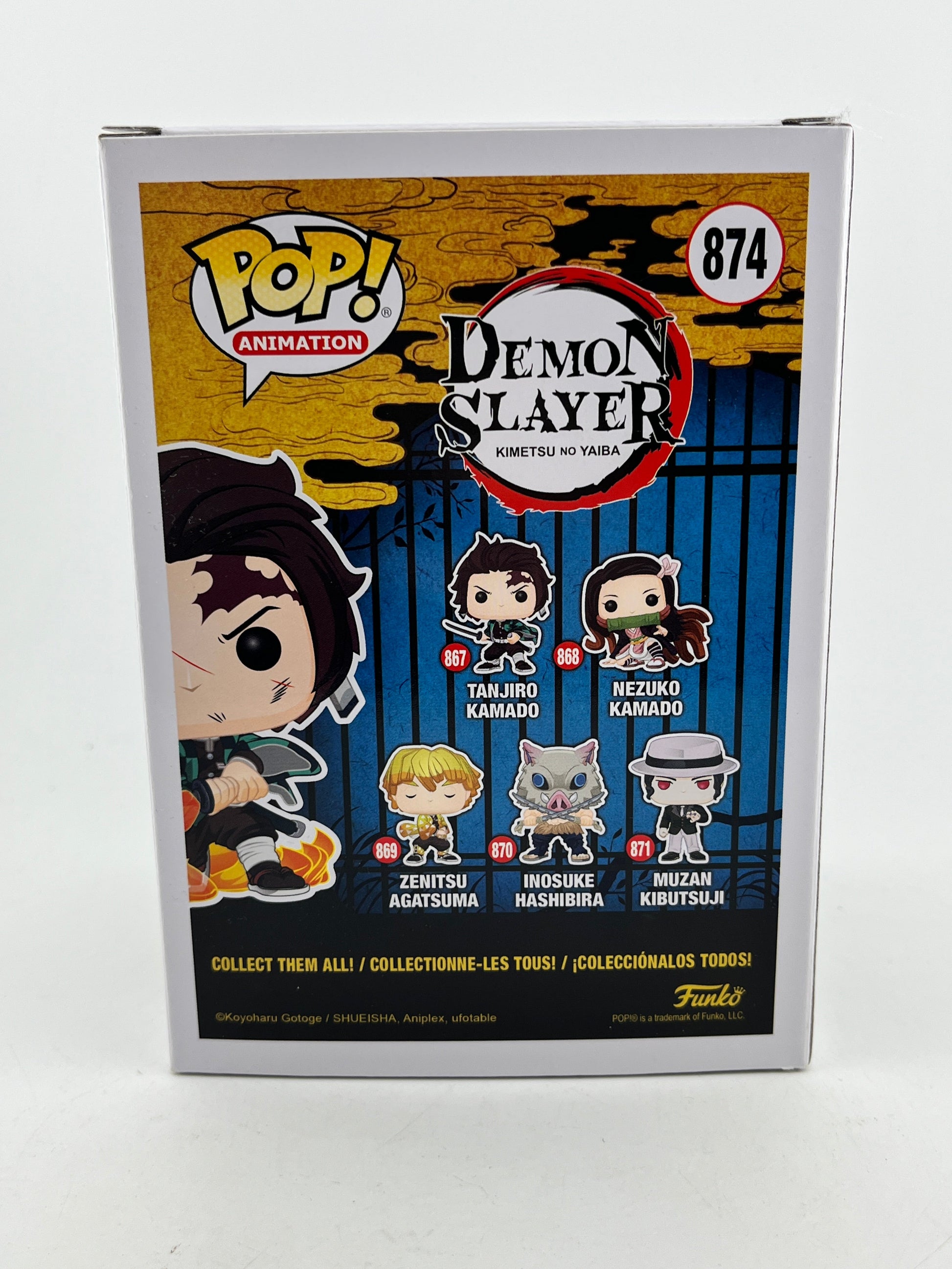 Funko POP! Animation Demon Slayer - Tanjiro Kamado #874 - Glow Chase FRENLY BRICKS - Open 7 Days
