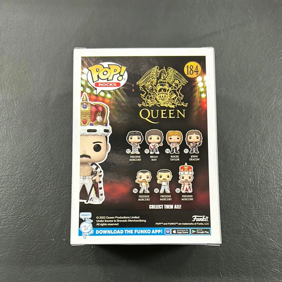 Queen Freddie Mercury King Diamond Pop! Vinyl #184 FRENLY BRICKS - Open 7 Days