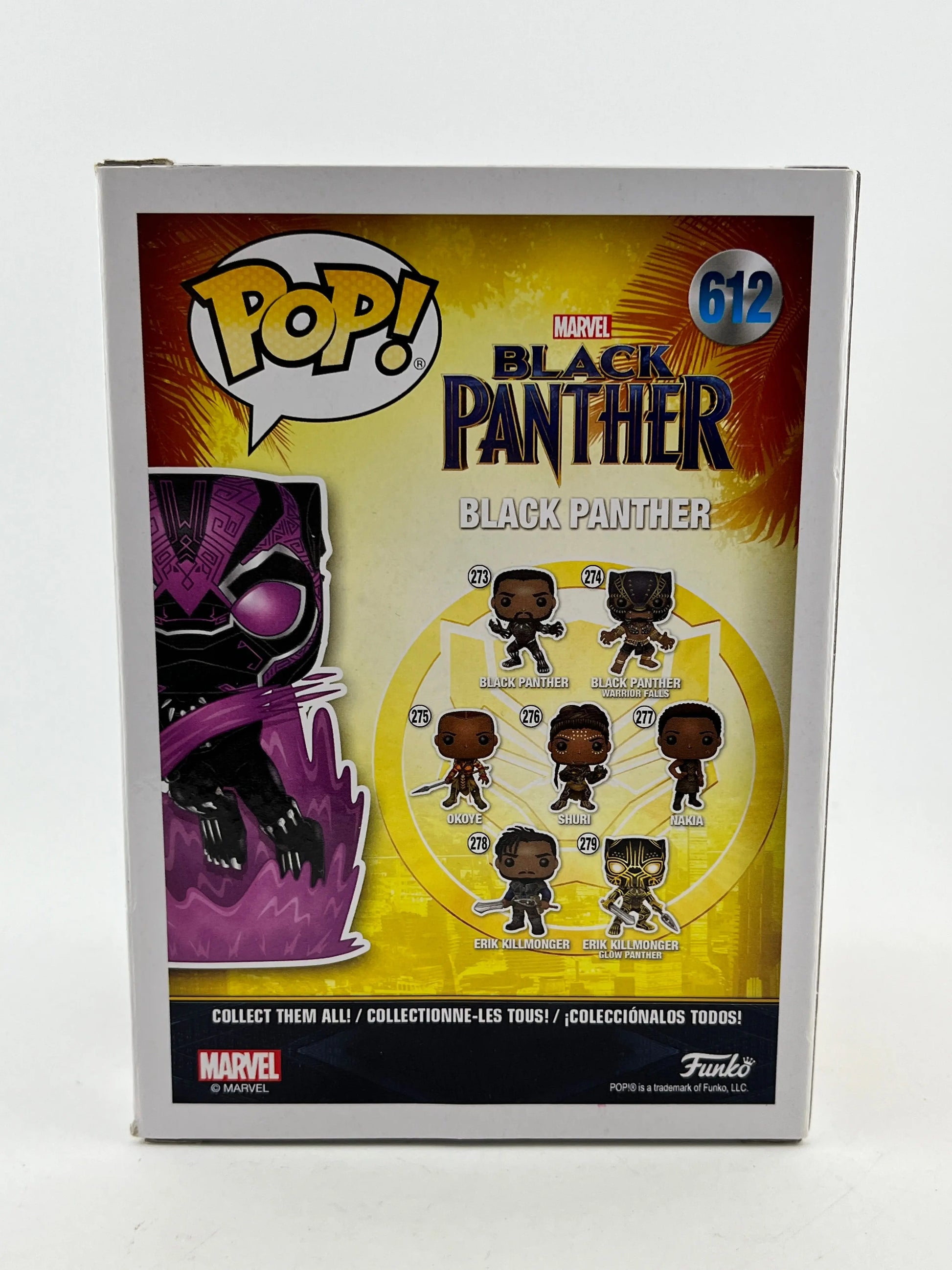 Funko POP! Marvel Black Panther - #612 Black Panther - Exclusive Glow FRENLY BRICKS - Open 7 Days
