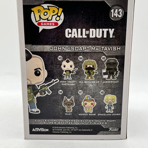 Funko POP! Games - Call Of Duty - John “Soap” McTavish #143 - Vinyl Collectable FRENLY BRICKS - Open 7 Days