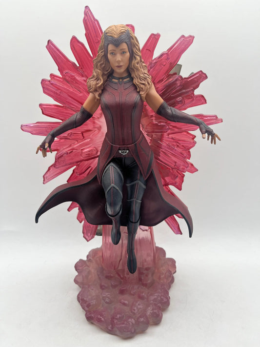 MARVEL GALLERY SCARLET WITCH 10" PVC DIORAMA TOY FIGURE STATUE WANDAVISION FRENLY BRICKS - Open 7 Days