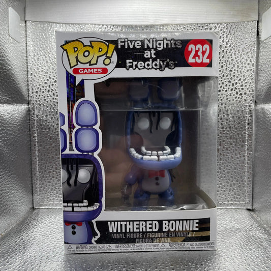 Funko Pop! Withered Bonnie #232 RARE/VAULTED - Five Nights at Freddy's FRENLY BRICKS - Open 7 Days