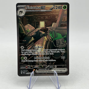 Pokémon TCG Sinistcha EX 210/167 Twilight Masquerade Special Illustration FRENLY BRICKS - Open 7 Days
