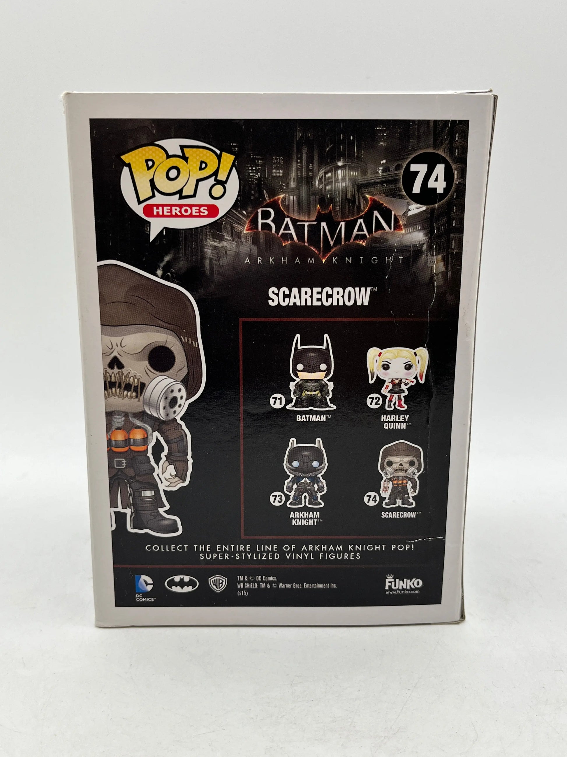 Funko POP! Heroes - Batman Arkham Knight - Scarecrow #74 - Vinyl Collectable FRENLY BRICKS - Open 7 Days