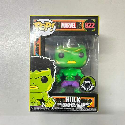 Pop Vinyl Marvel #822 Hulk FRENLY BRICKS - Open 7 Days