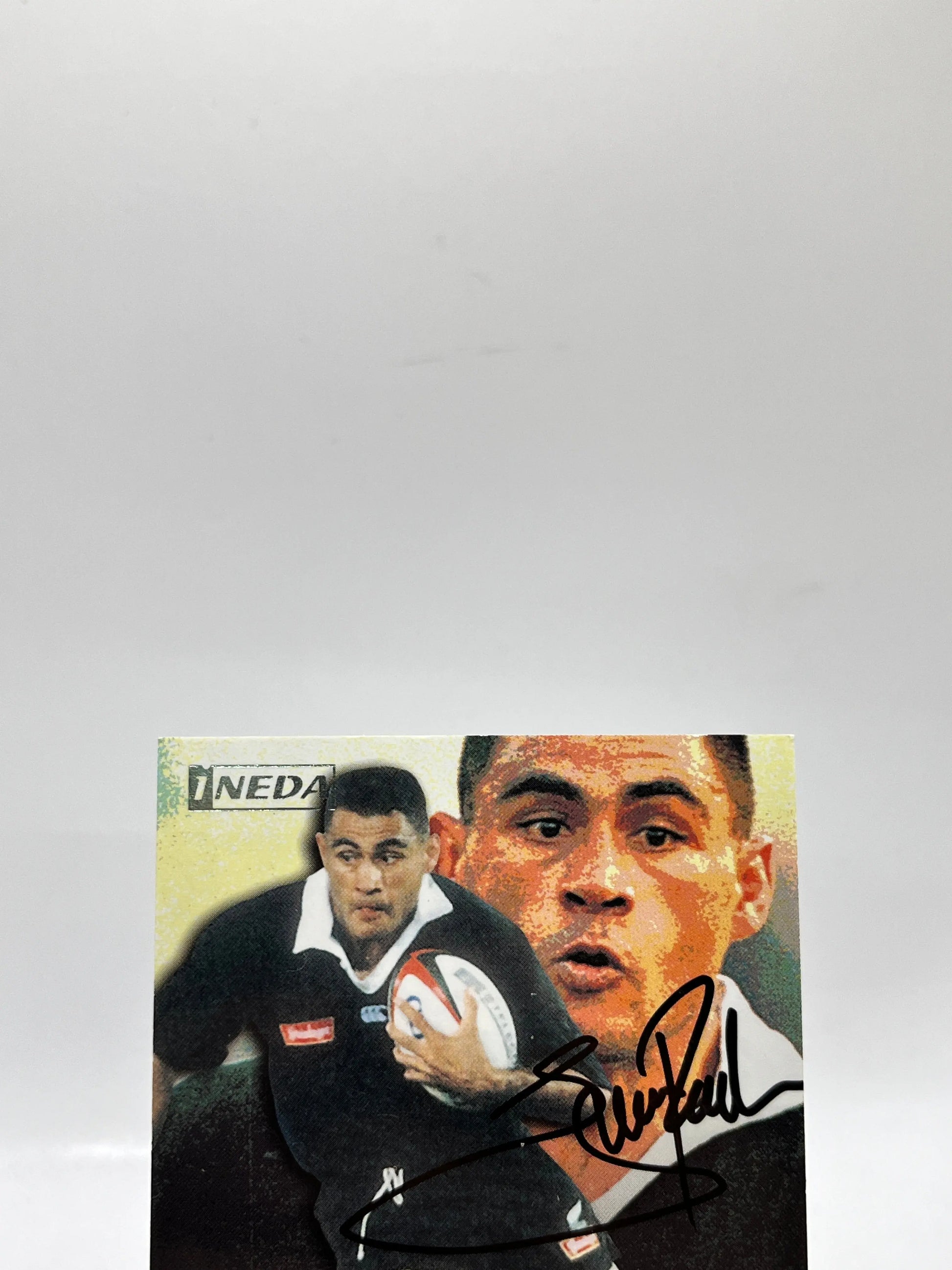 Eric Rush Autographed - All Blacks 1997 NZ Rugby Union - 1Neda FRENLY BRICKS - Open 7 Days