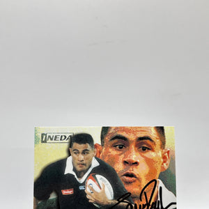 Eric Rush Autographed - All Blacks 1997 NZ Rugby Union - 1Neda FRENLY BRICKS - Open 7 Days
