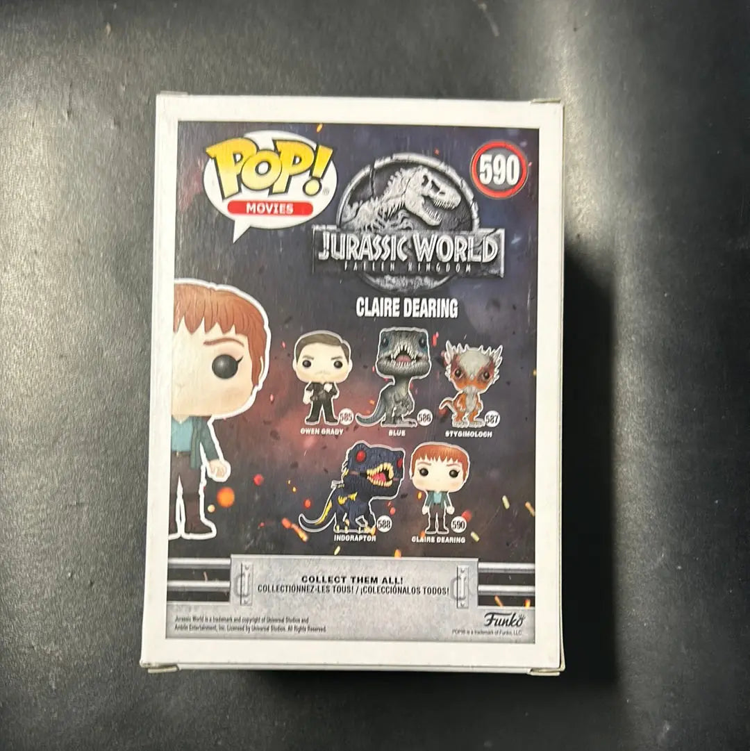 Pop Vinyl Jurassic World #590 Claire Dearing FRENLY BRICKS - Open 7 Days