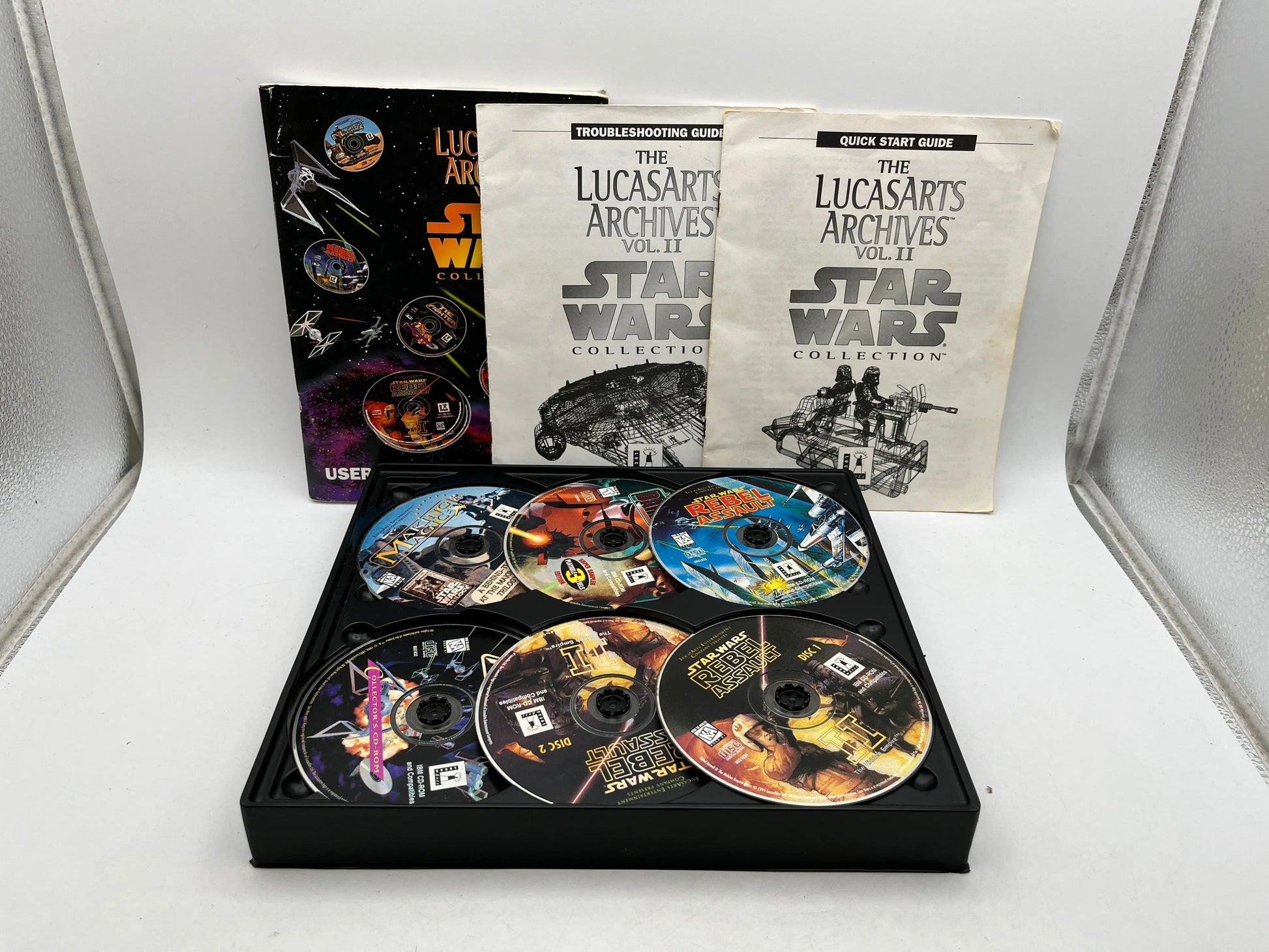 The LucasArts Archives Vol II - Star Wars Collection Big Box Mac Game Complete FRENLY BRICKS - Open 7 Days