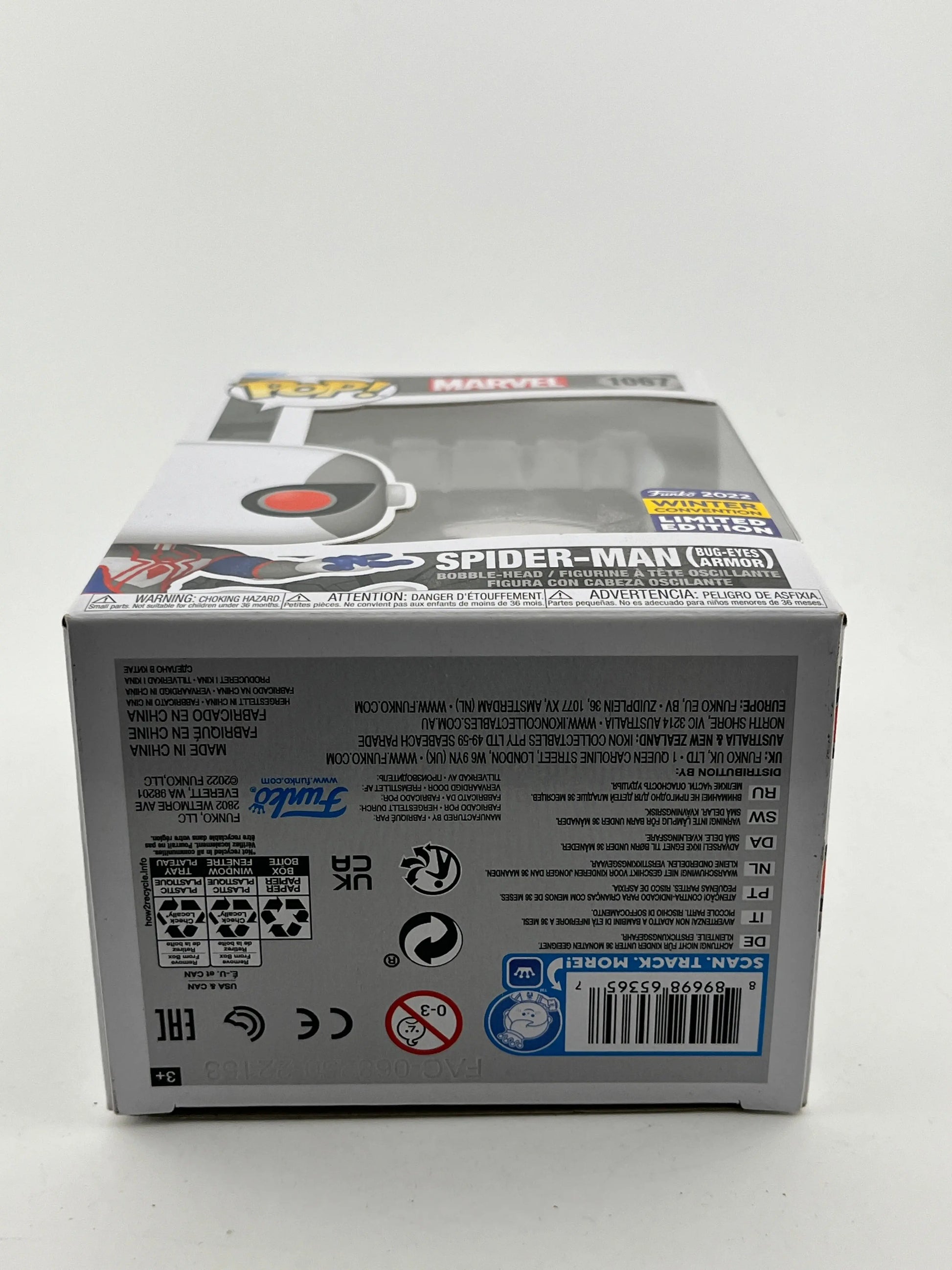 Funko POP! Marvel - Spider-Man (Big-Eyes Armor) #1067 - 2022 Limited Edition FRENLY BRICKS - Open 7 Days