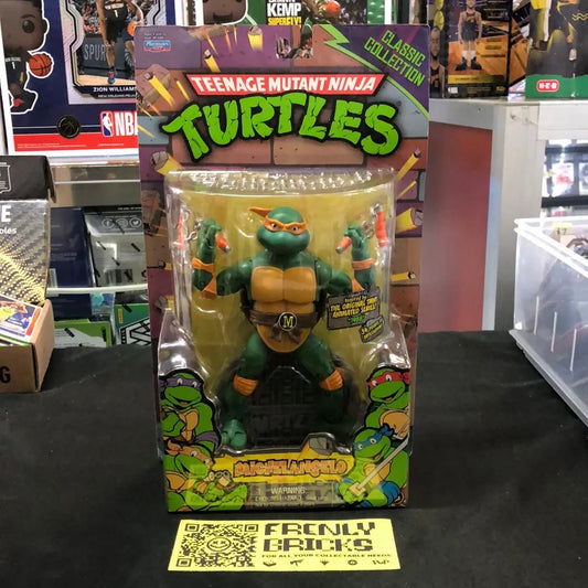 Playmates 2012 TMNT - MICHELANGELO CLASSIC COLLECTION  (1988)- 7 INCH FIGURE FRENLY BRICKS - Open 7 Days