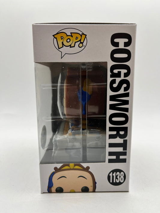 Funko POP! Disney Beauty and the Beast Cogsworth #1138 - 30th Anniversary Edition FRENLY BRICKS - Open 7 Days