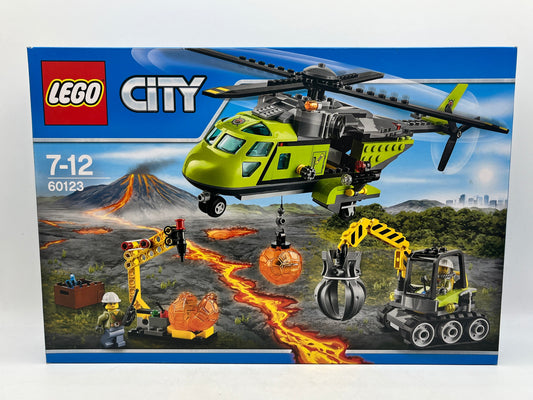 Lego City - Volcano Supply Helicopter 60123 - Sealed FRENLY BRICKS - Open 7 Days