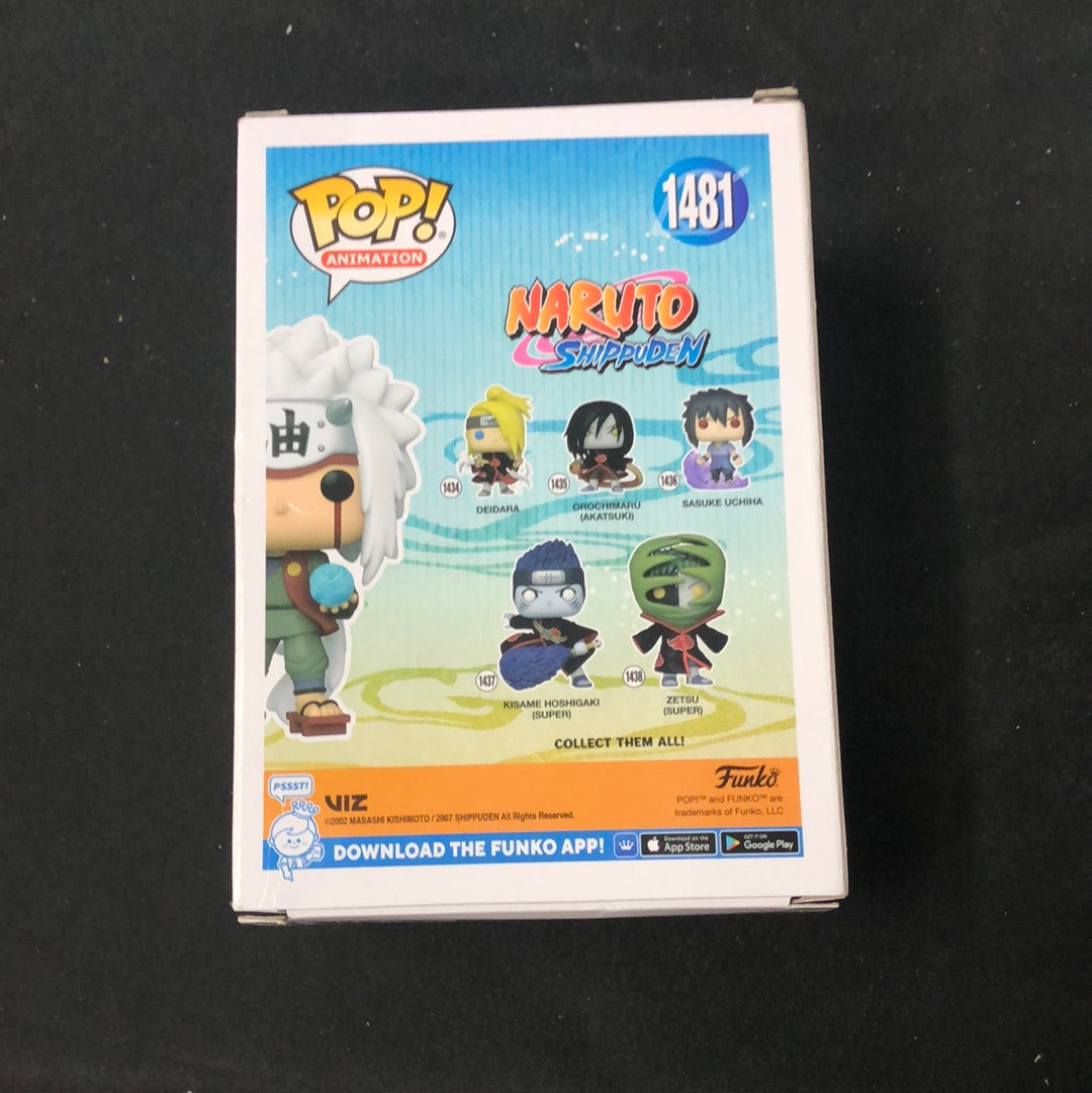 Funko Pop! Naruto: Shippuden Jiraiya with Rasengan GITD Pop! #1481 Exclusive FRENLY BRICKS - Open 7 Days