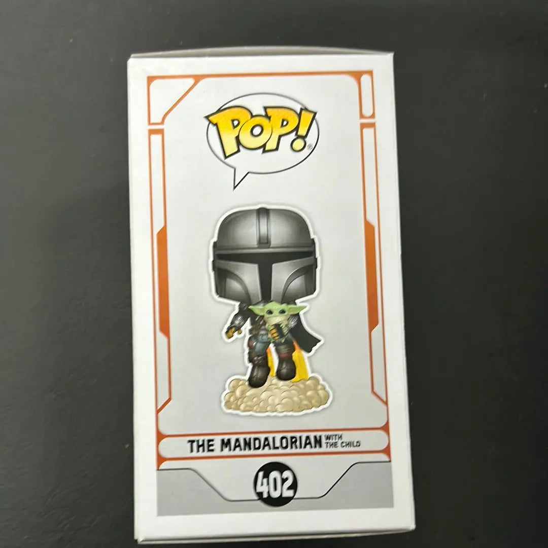 Star Wars: The Mandalorian with The Child Jetpack Flying Pop! Vinyl #402 FRENLY BRICKS - Open 7 Days