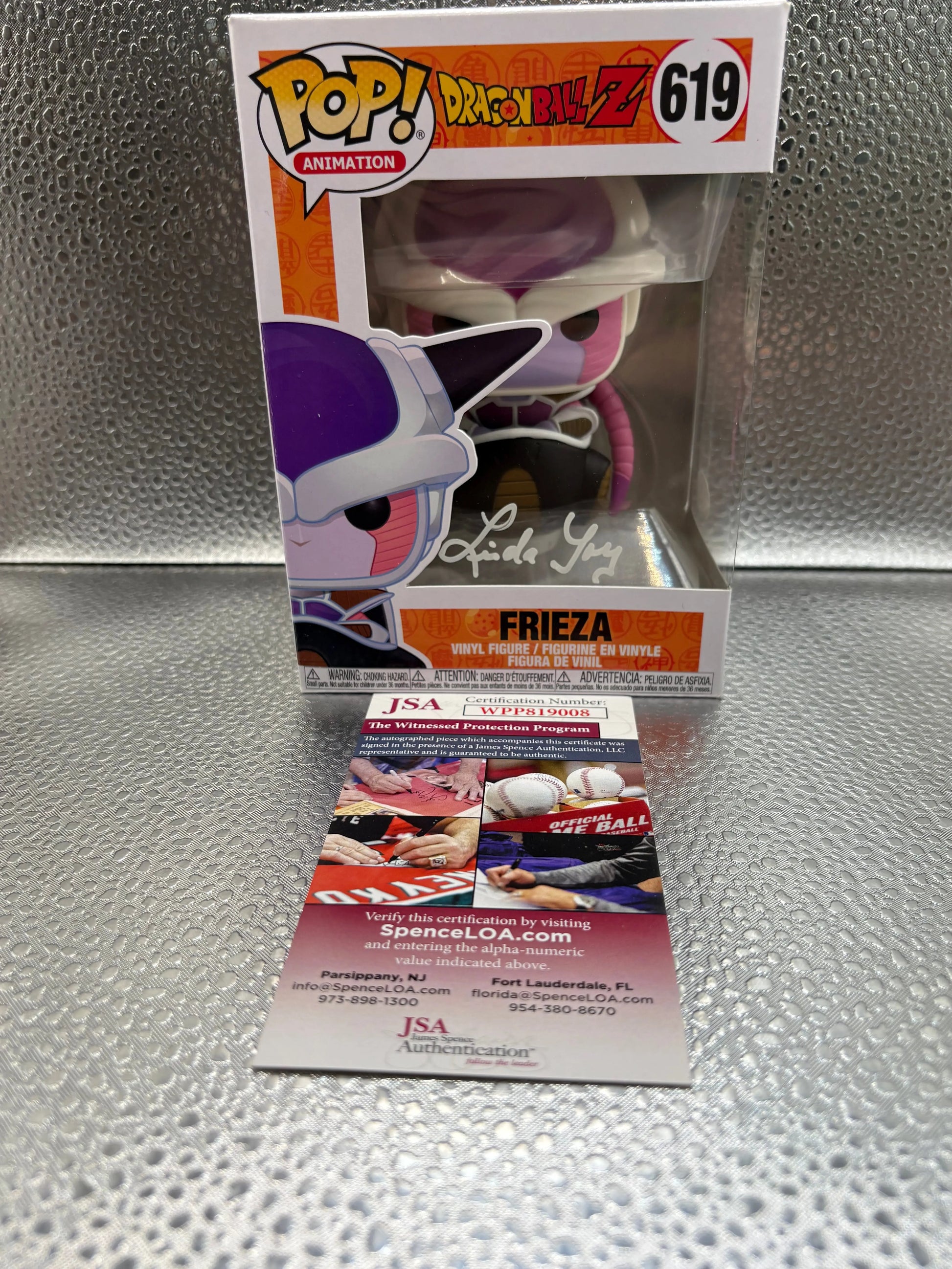 Funko Pop Vinyl #619 Dragon Ball Z Frieza Signed FRENLY BRICKS - Open 7 Days