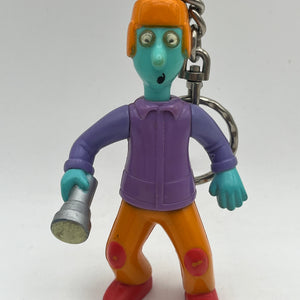 VTG 90s Doug's First Movie McDonalds Happy Meal Toy Skeeter Nickelodeon Keychain FRENLY BRICKS - Open 7 Days