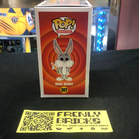 Funko Pop Looney Tunes Animation BUGS BUNNY #307 Flocked Vinyl Figure Protector FRENLY BRICKS - Open 7 Days