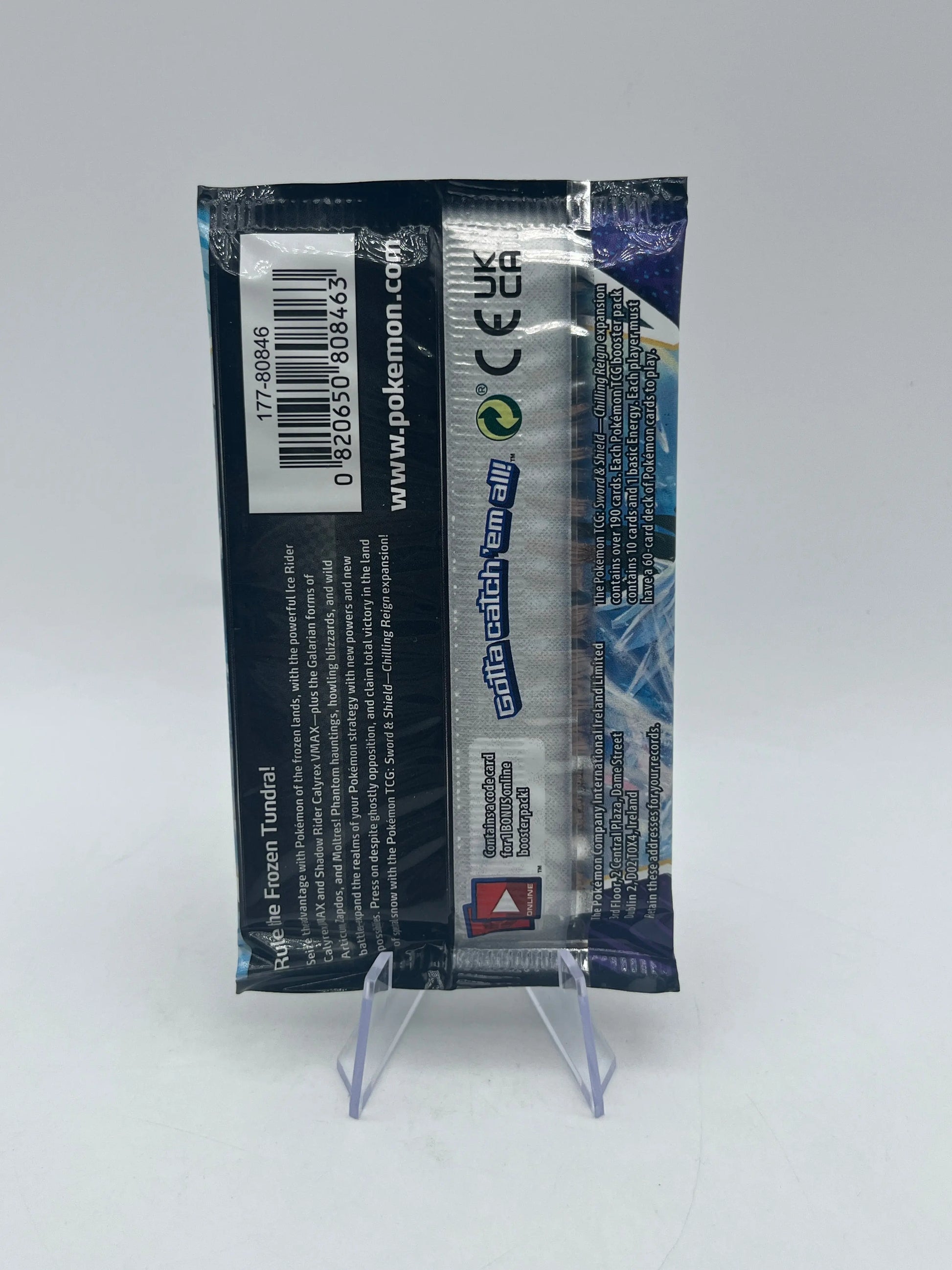 Pokemon TCG - Sword & Shield Chilling Reign  Booster Pack X5 - Art Set Sealed FRENLY BRICKS - Open 7 Days