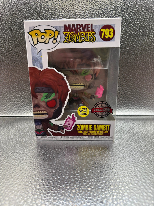 Funko Pop Vinyl #793 Marvel Zombies Zombie Gambit FRENLY BRICKS - Open 7 Days