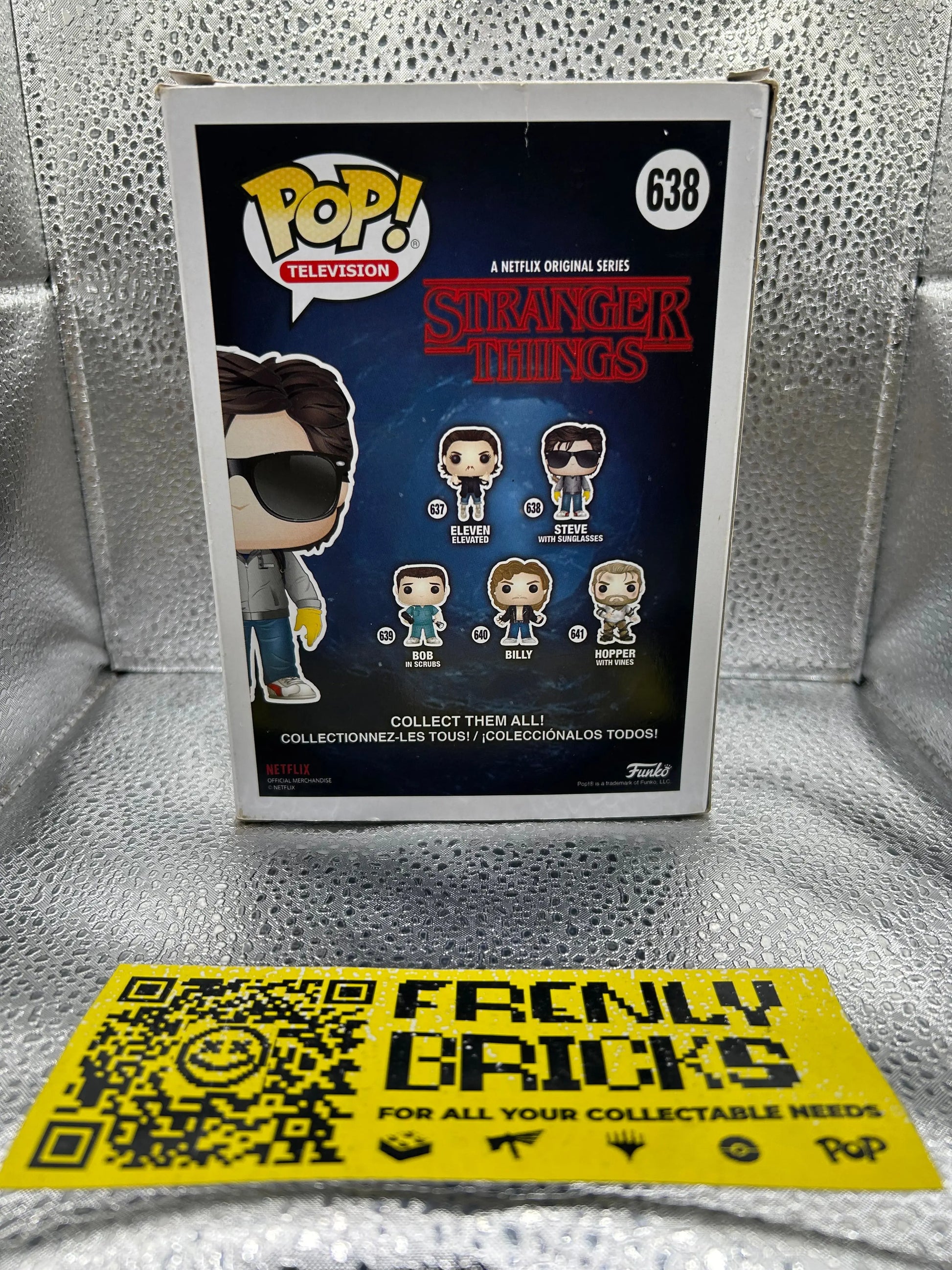 Pop Vinyl #6388 Stranger Things Steve (With Sunglasses) FRENLY BRICKS - Open 7 Days