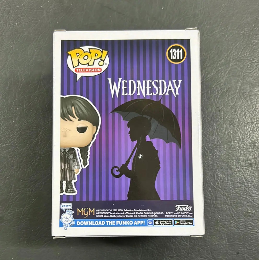 Wednesday Addams Metallic Pop! Vinyl Figure #1311 FRENLY BRICKS - Open 7 Days