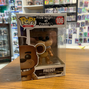 Funko Pop Vinyl Five Nights at Freddy's - Freddy #106 Figure FRENLY BRICKS - Open 7 Days