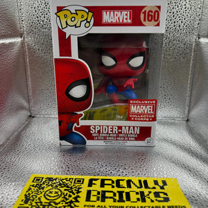 Pop Vinyl Marvel #160 Spider Man FRENLY BRICKS - Open 7 Days