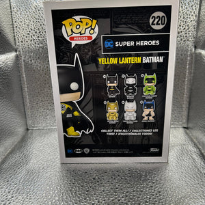 Funko pop #220 Dc Yellow Lantern Batman FRENLY BRICKS - Open 7 Days