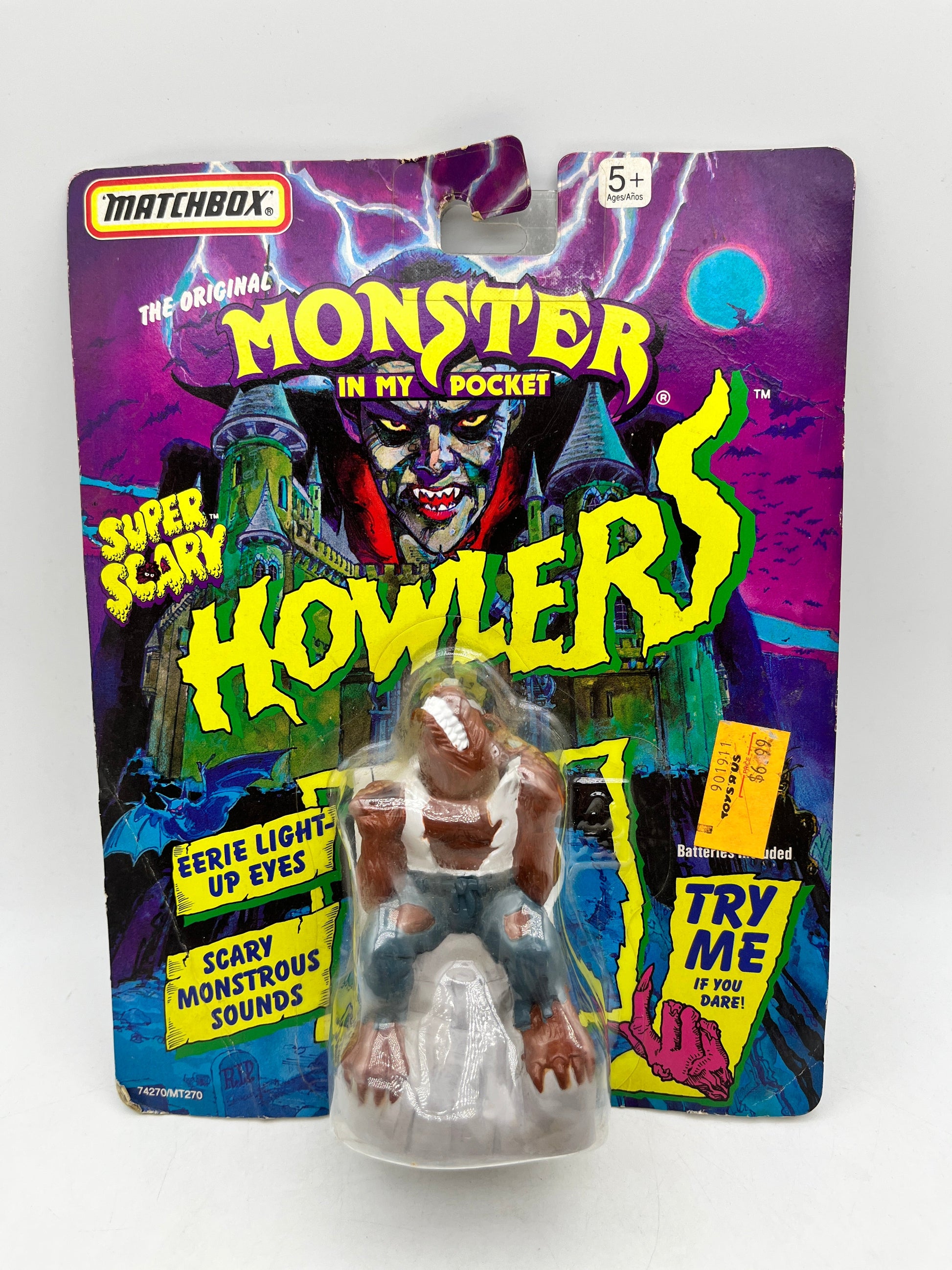 Vintage - 1992 Matchbox - Monster In My Pocket HOWLERS - Werewolf - Sealed FRENLY BRICKS - Open 7 Days