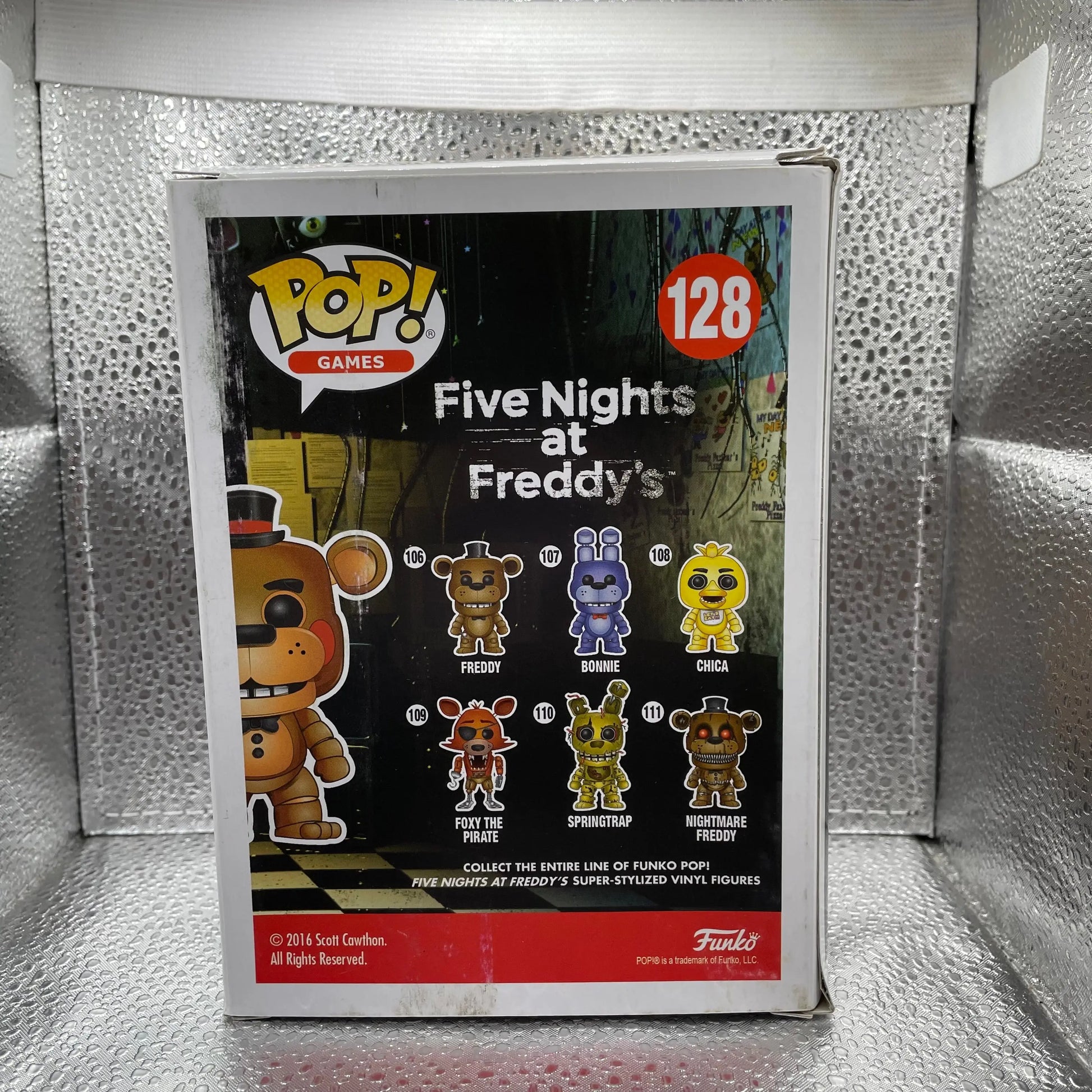 Funko Pop! Games Toy Freddy Five Nights At Freddy's GITD Glow 128 FRENLY BRICKS - Open 7 Days