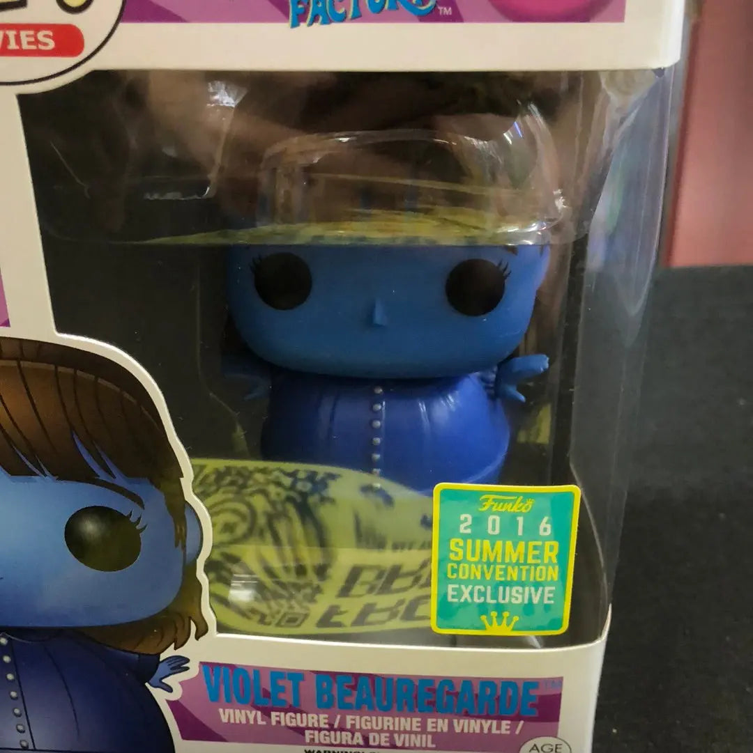 Funko POP! Willy Wonka VIOLET BEAUREGARDE #331 2016 SDCC Exclusive w/ Protector FRENLY BRICKS - Open 7 Days