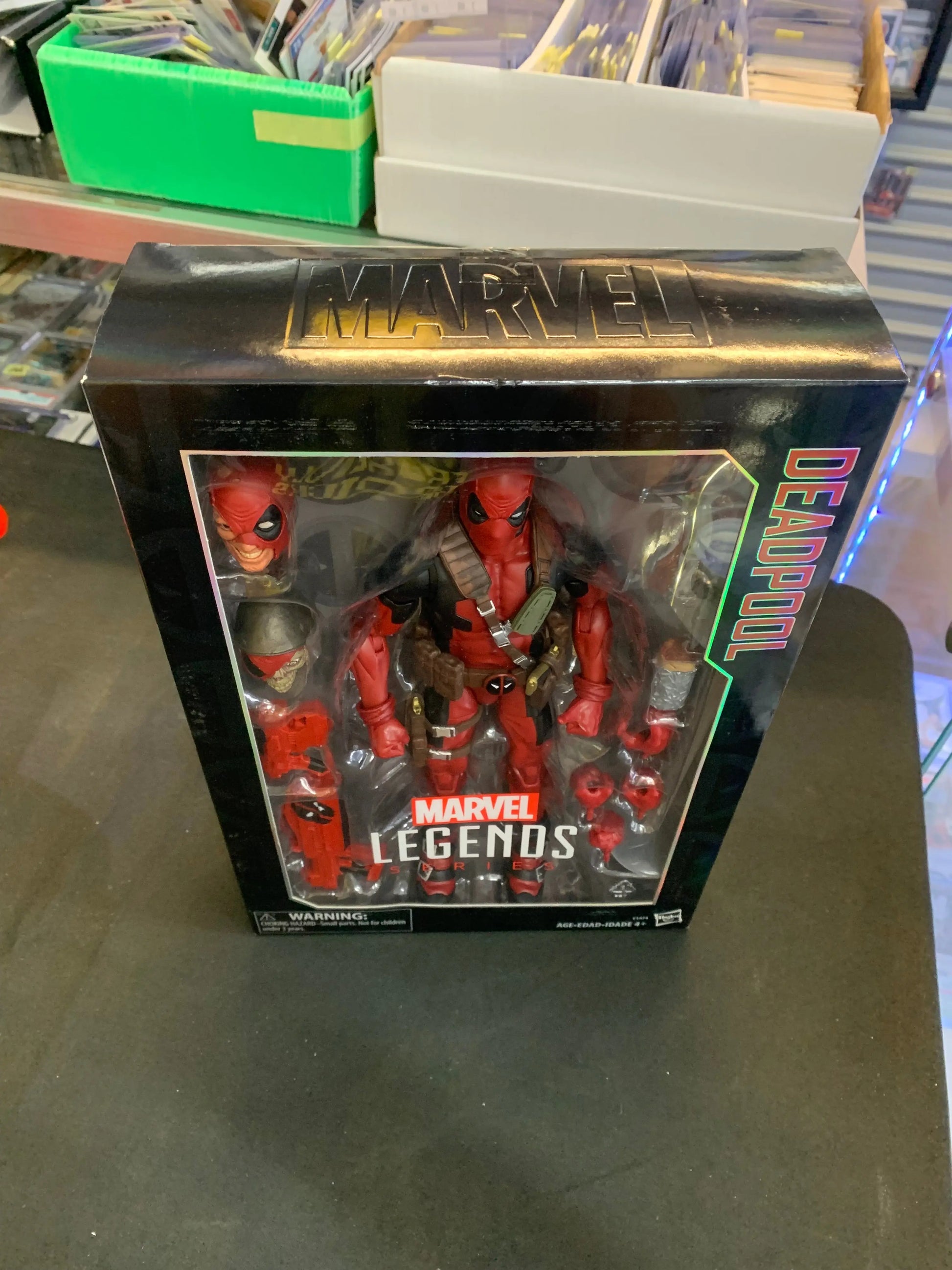 Marvel Legends Series Deadpool 12" Inch Action Figure 14 Accessories 3 Heads NEW FRENLY BRICKS - Open 7 Days