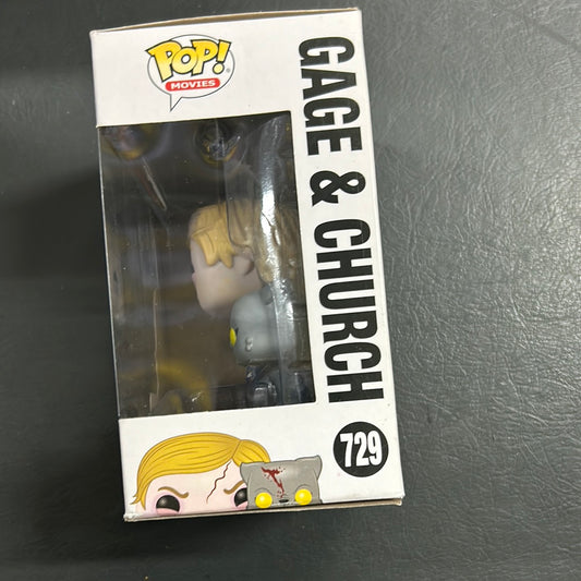 Pop Vinyl Figure - Pet Sematary - Gage & Church  #729 FRENLY BRICKS - Open 7 Days