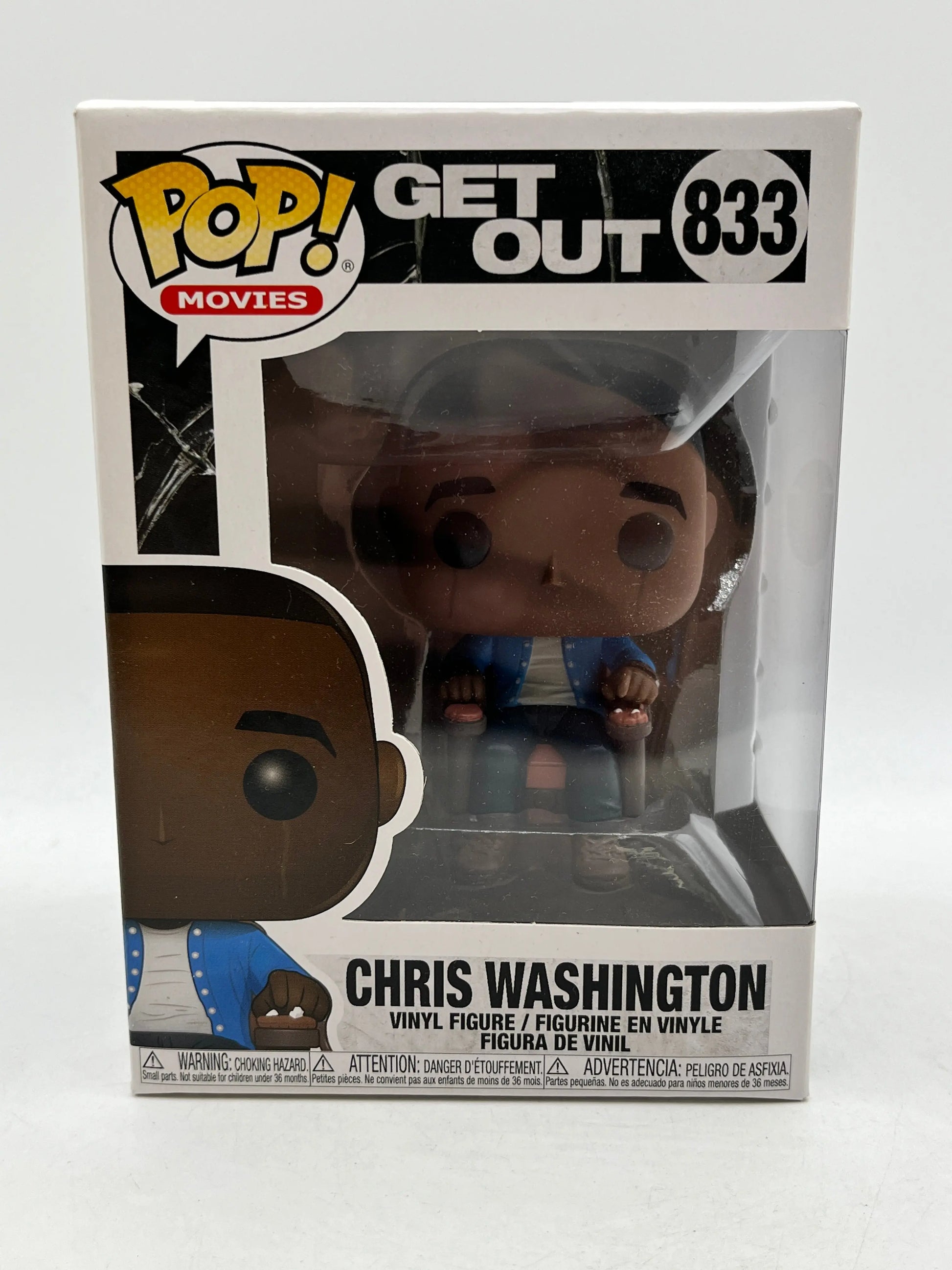 Funko POP! Movies Get Out - Chris Washington #833 - Vinyl Collectable FRENLY BRICKS - Open 7 Days